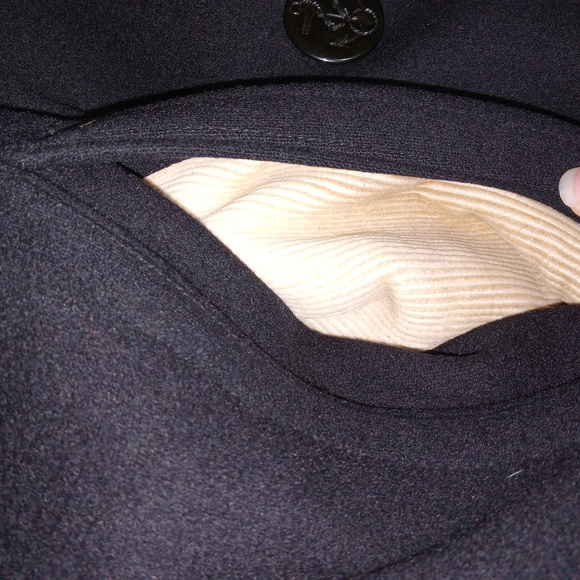 WW2 Naval Clothing Factory 10 Button US Navy USN Wool Pea Coat Peacoat Size 40 - Picture 10 of 16